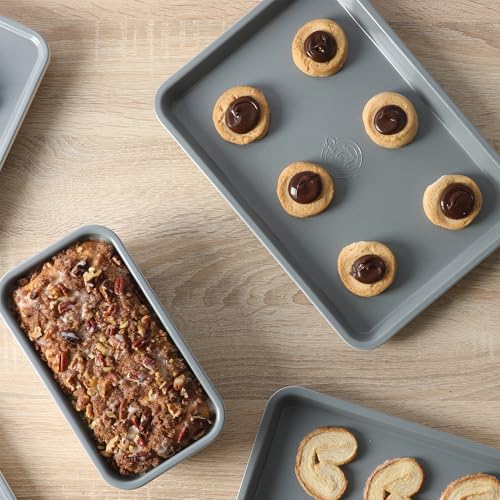 Sur La Table Kitchen Essential Bake Sale 13 X 9 Inch PFOA, PFAS, PTFE Free Nonstick Cookie/Baking Sheet - Linen White - size: Baking Sheet (13" x 9")