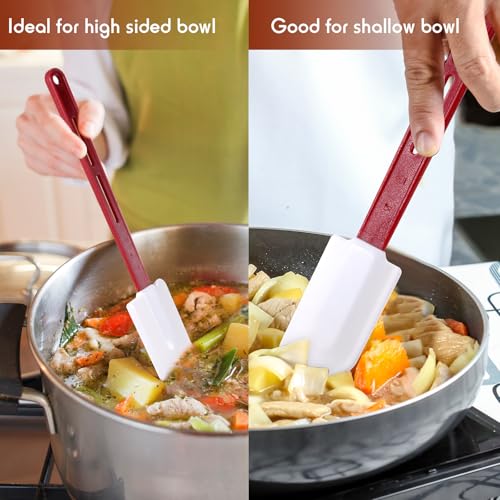 Norme 6 Pcs Commercial Rubber Spatula Heat Resistant, 10, 14, 16.5 Inch - size: 10 Inch, 14 Inch, 16.5 Inch