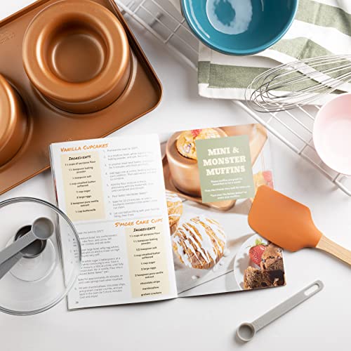 Cook’s Choice Stainless Steel Food Bowl Maker & Muffin Pan w/Recipe Book - color: Muffin