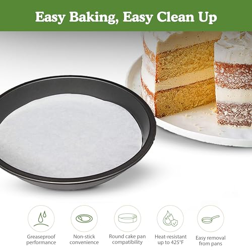 Regency Parchment Paper Circles For Round Cake Pans, 8", 100 PACK - size: Pack of 1000, style: 8'' Round
