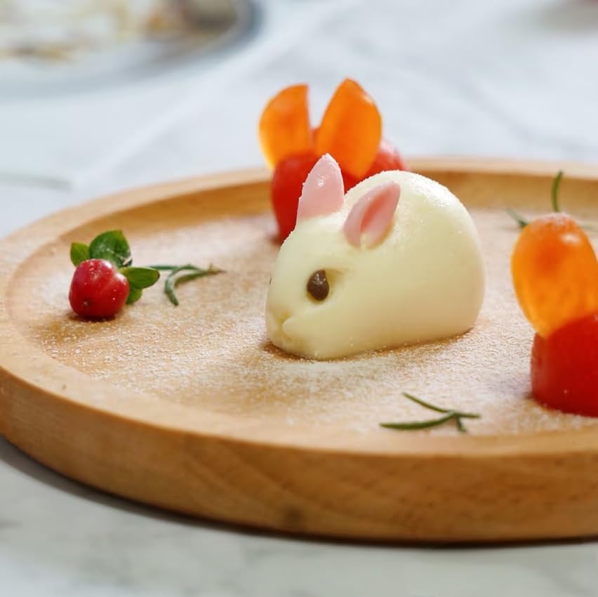 3D Rabbit Silicone Mousse Molds Easter Bunny Cake Baking Mold - color: Small Rabbits