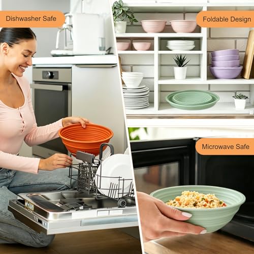 uxcell 2Pcs Silicone Bread Proofing Basket 4.9" Round Sourdough Bread Beige - color: Beige, size: 12.5 cm / 4.9 Inch