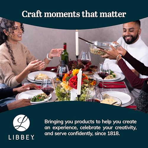 Libbey Baker's Basics 5-Piece Glass Bakeware Set with 1 Glass Cover - color: Basic - 5pc Mixed Set
