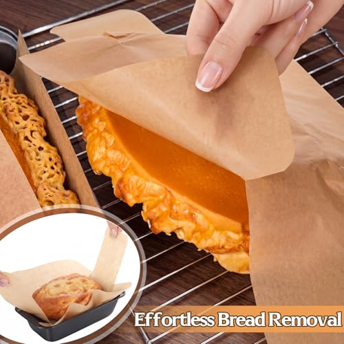 2 Pack Nonstick Loaf Pan Set, 9 x 5 Inch Carbon Steel Bakeware