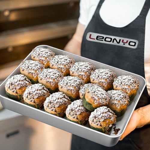 Leonyo 12⅓ x 9¾ x 2 Inch Baking Cake Pans Set of 2, Casseroles Dish Sheet - size: 12⅓ x 9¾IN
