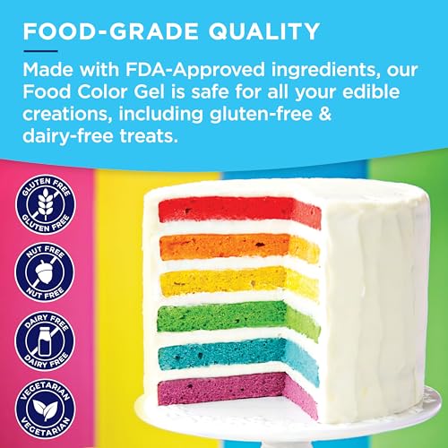Satin Ice Food Color Liquid Gel, 0.61 fl oz Bottle, White - color: White
