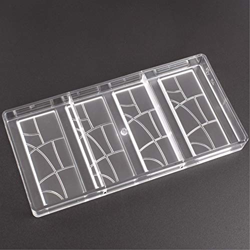 Grainrain polycarbonate chocolate mold polycarbonate chocolate bar mould 4 cavities (19394) - color: 13