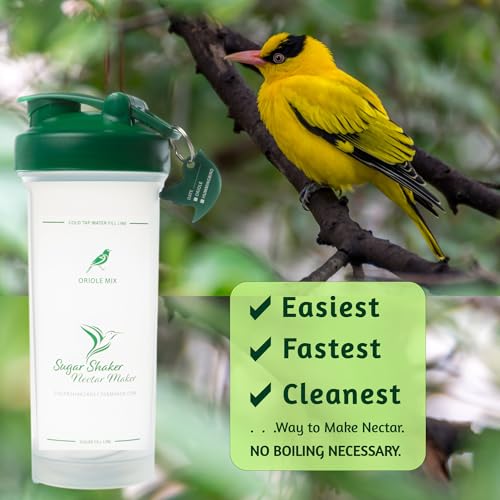 No Boil Hummingbird Nectar Maker & Oriole Food Mixer, 34oz Pitcher