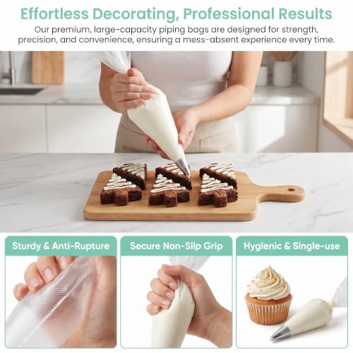Goufaju Piping Bags, 15 Inch