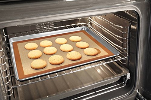 Mrs. Anderson's Baking Half Sheet Pan, 13-Inches x 18-Inches, Heavyweight Commercial Grade 19-Gauge Aluminum - style: Half Sheet Pan