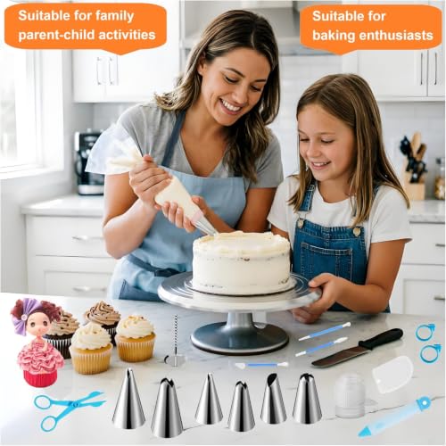 ANSLYQA Cake Decorating Kit, 393 Pcs Baking Tools