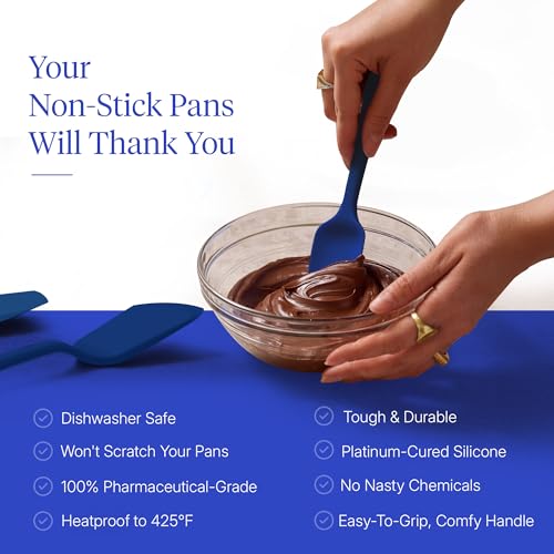 GIR: 5-Piece Silicone Ultimate Kitchen Utensils Set – Navy - color: Navy, size: 5 - Piece Set