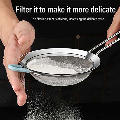 Fdit Fine Mesh Strainer 60 Mesh Stainless Steel 20 cm