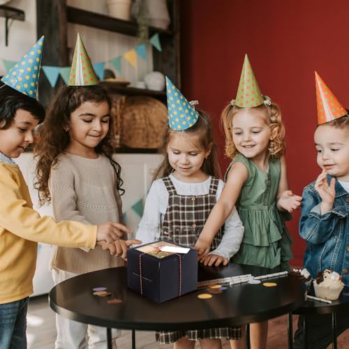 20Pcs Mini Cake Boxes with Window, 6x6x5 Inches Black Bakery Boxes - color: Black, size: 6x6x5 Inch