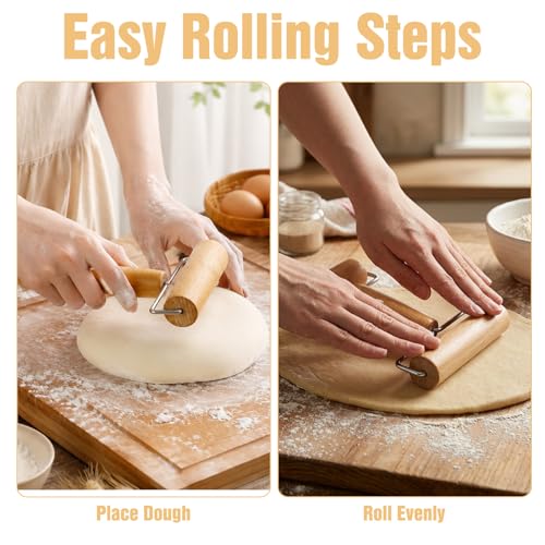 Pastry Roller,Small Roller for Dough with Non-Stick Surface