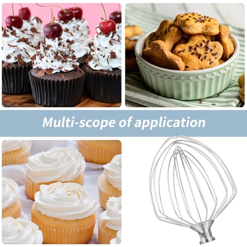 Whisk Attachment for KitchenAid Stand Mixer 7 Quart Bowl - size: Wire Whip