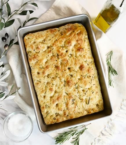 USA Pan Bakeware Seamless Nonstick Rectangular Cake Pan, 9 x 13 inch (Pack of 6) - size: 9 x 13 Inch (Pack of 6), style: Seamless Rectangular Cake Pan