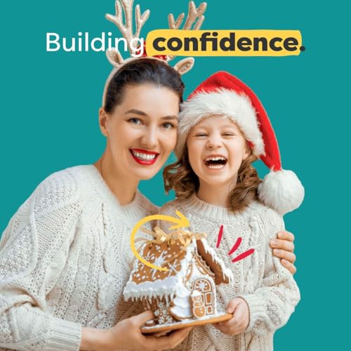 Baketivity Holiday Gingerbread House Baking Kit with Kids Cookbook - color: Gingerbread Cookbook