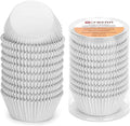 Gifbera Standard White Foil Cupcake Liners Paper Baking Cups 200-Count - color: White