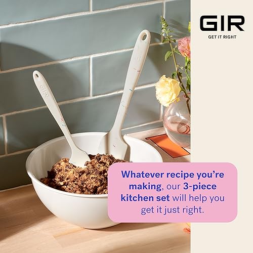 GIR: 3-Piece Silicone Ultimate Kitchen Utensils Set – Mint - color: Mint, size: 3 - Piece Set