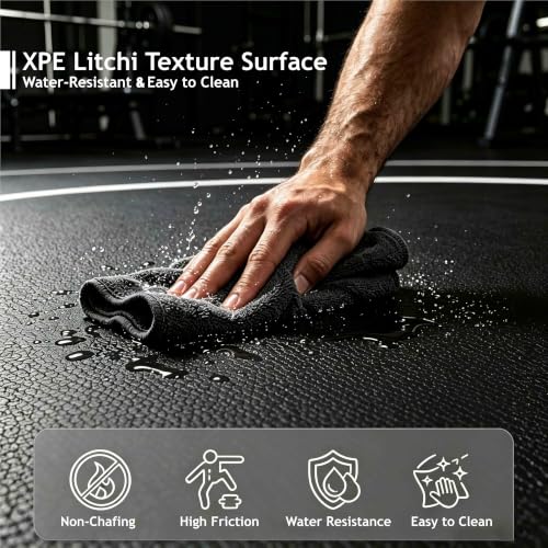 10' x 10' Foldable Wrestling Mat, 1.2" XPE Foam for BJJ Jiu Jitsu