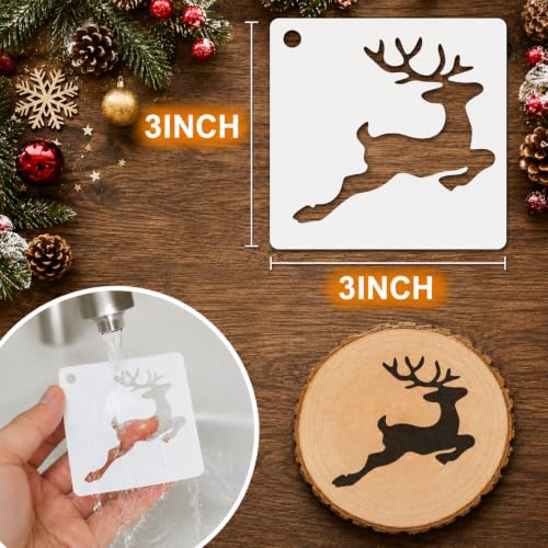 65 Pcs Small Animal Stencils for Cafts,Reusable 3”Animal Wood Burning Stencis for Painting on Wall Card Rock Wood Signs Coasters Canvas Home Decor (3 inch Small Animal) - color: 65 Pcs Animal