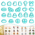 Tainsky Halloween Studs Polymer Clay Cutters, 22 Shapes Halloween Studs Clay Earrings Cutters for Clay Jewelry (C) - color: Studs-C