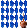 AIMUDI Royal Blue Satin Ribbon Twist Ties & Bows for Treat Bags, Crafts, Gift Wrapping, Cake Pops & Wedding Favors - 24 Counts - color: Royal Blue