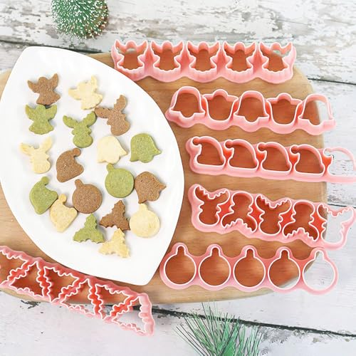 Mini Christmas Cookie Cutter for Pet Treats, Cute Homemade Snacks Cutters - color: Christmas-1