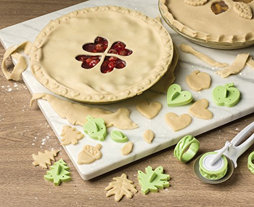 Fox Run Pie Top Cutters and Decorating Kit, 11-Piece Set - style: Pie Decorating Kit