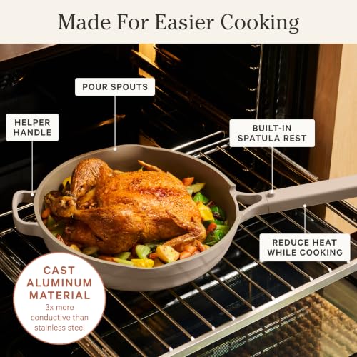 Our Place Large Always Pan, 12.5" Ceramic Nonstick Pan - color: Steam, size: 12.5"