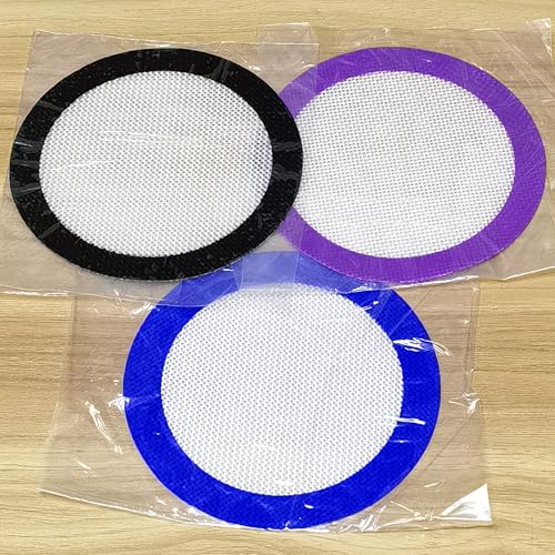 5" Small Round Silicone Baking Mat Non-stick Wax Mat Sheet Food Safe (5)