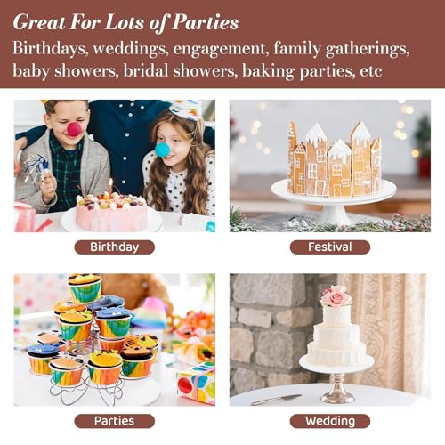 14 PCS Cake Boards 10 Inch Round, 10 Inch Cake Drums, 1/4" Thick Cake Drum, Cake Board Food Grade Cake Base