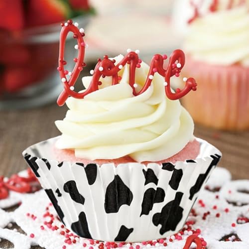 Cupcake Liners Baking Cups 100 Pack Standard Food Grade Paper Muffin Cups - color: Black