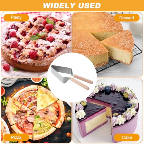 Cake Cutter and Server, Stainless Steel Cake Slicer for Even Slices