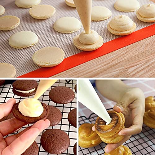 18 Inch Piping Bags 100 Pcs Disposable Pastry Bags Cake Decorating Bags - size: 18inch-100Pcs