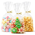 Aubeco 140Pcs Clear Cellophane Bags, Flat Bottom, 5.9x9x2.4 - size: 5.9x9 Inch (Pack of 140)
