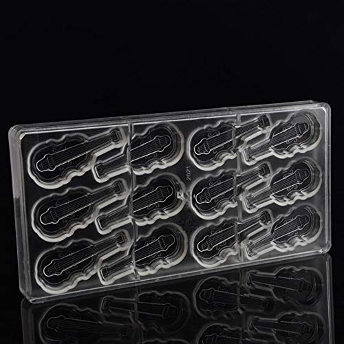 Polycarbonate Chocolate Mold DIY Candy Mould Clear Hard Plastic Bakeware Pastry Tools (19286) - color: 19286