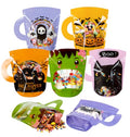 50 Pcs Halloween Plastic Treat Bags , Zipper Seal Candy Bags for Kids - color: Color 1(Pack of 50)