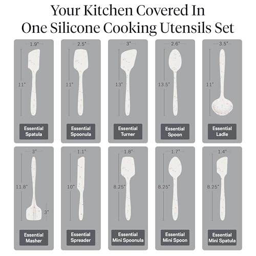 GIR: 10-Piece Silicone Ultimate Kitchen Utensils Set – Sprinkles - color: Sprinkles, size: 10 - Piece Set