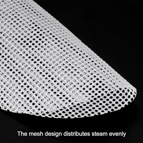 uxcell 15 Pcs 7.5 Inch Non-Stick Silicone Steamer Liners Mesh Mat, Reusable Round Steamer Mesh Pastry Dumplings Pad Mat, White - size: 7.5 inch
