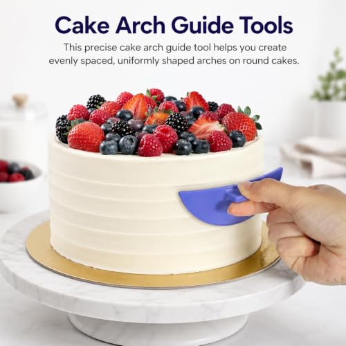 6 Pcs Cake Arch Guide Tool, Cake Drape Spacer Tool for Spaced Piping Baking