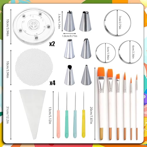 26 Pcs All-In-One Cookie Decorating Supplies Kit, Baking Tools