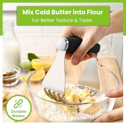 Spring Chef XL Pastry Blender, Durable Dough Blender For Baking - Black - color: Black, size: XL | Modern