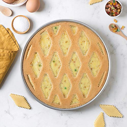 Decora 0215802 Pastry Cutter Grid Patented Design, Made of Plastic, Ideal for Creating Pastry Decoration, Diameter 30 cm, Made in Italy - style: PASTERY