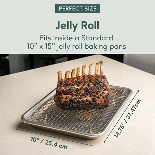 Ultra Cuisine Cooling & Baking Rack Set - Sheet Pan - 10'' x 14.7" - size: 10.0" x 14.75" 2-Pack