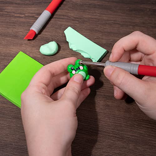DAS Professional Clay Tools - 4 Metal Sculpting Tools for Artists and Students - Practical Carving Tools for Fine Details and Textures - Durable Clay Carving Tools for Modeling Shaping and More - size: 4 PROFESSIONAL CLAY TOOLS