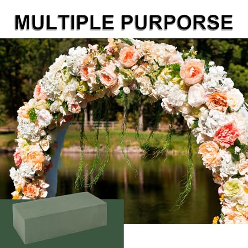 10 Pack Floral Foam Blocks, Versatile Flower Foam for Creative Arrangements and Enhanced Freshness, Perfect for Weddings, Home, Office, and Garden Decorations (7.8”L x 3.54”W x 2.4”H) by IHDYPPEW - size: 10 Pack 7.8 inch