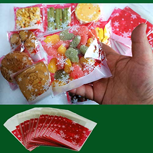 Baryuefull Clear Self Sealing Cellophane Bags - 4x5, 100 PCS for Candy, Cookies, Party Supplies
