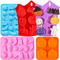 Halloween Chocolate Silicone Molds, 5Pcs